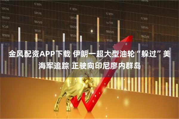 金风配资APP下载 伊朗一超大型油轮“躲过”美海军追踪 正驶向印尼廖内群岛
